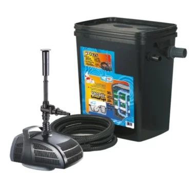 Biofilter + pump + UV lamp