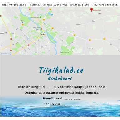 Tiigikalade kinkekaart - Image 2