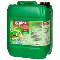 Biotorfin Pond is a natural product that inhibits the growth of green algae, prevents fish diseases, slightly acidifies water, stabilizes pH, clarifies and cleans water.