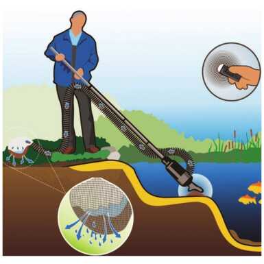 Settetolmuimeja Jebao Pond Cleaner