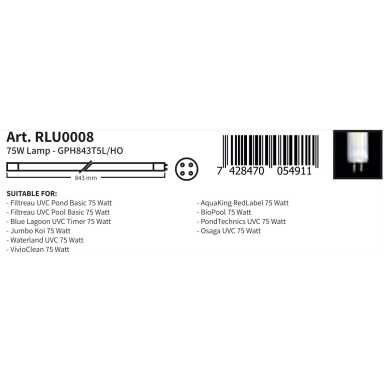 GPH843T5L/HO (Art. RLU0008): 75W HO
