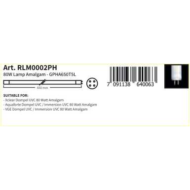 GPHA650T5L (Art. RLM0002PH): 80W Amalgam