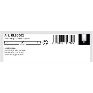 GPH843T5LCA (Art. RLS0002): 80W