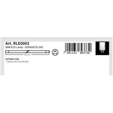 GPH850L/HO (Art. RLE0003): 80W ECO